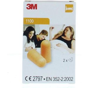 3M - Oordoppen Eenmalig Gebruik - 2 paar