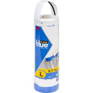 3M ScotchBlue 2093FDL folie masker met afplaktape 2,7mx17m navulling