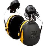 3M Peltor X2P3 gehoorkap met helmbevestiging zwart/geel