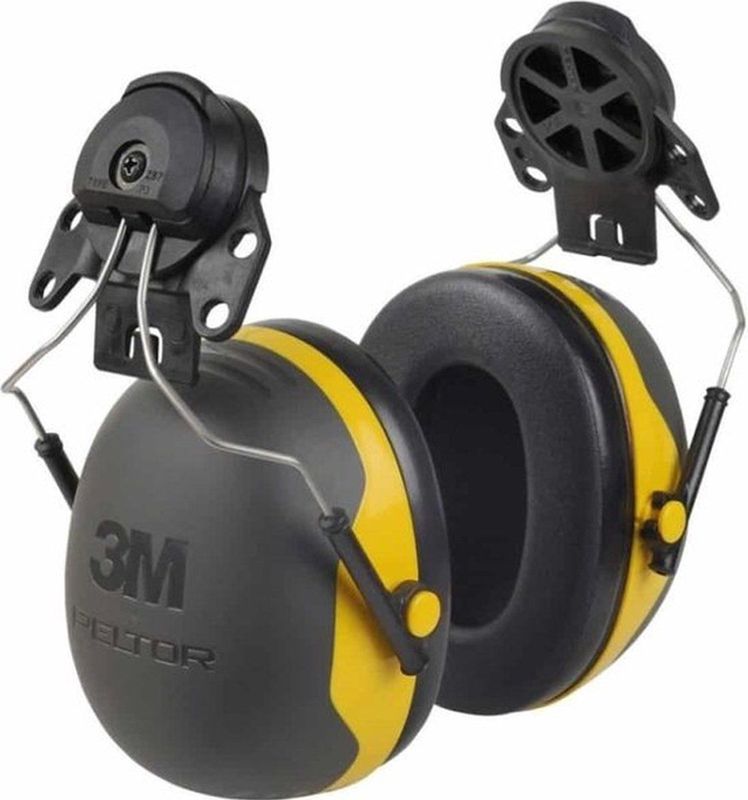 3M Peltor X2P3 gehoorkap met helmbevestiging zwart/geel