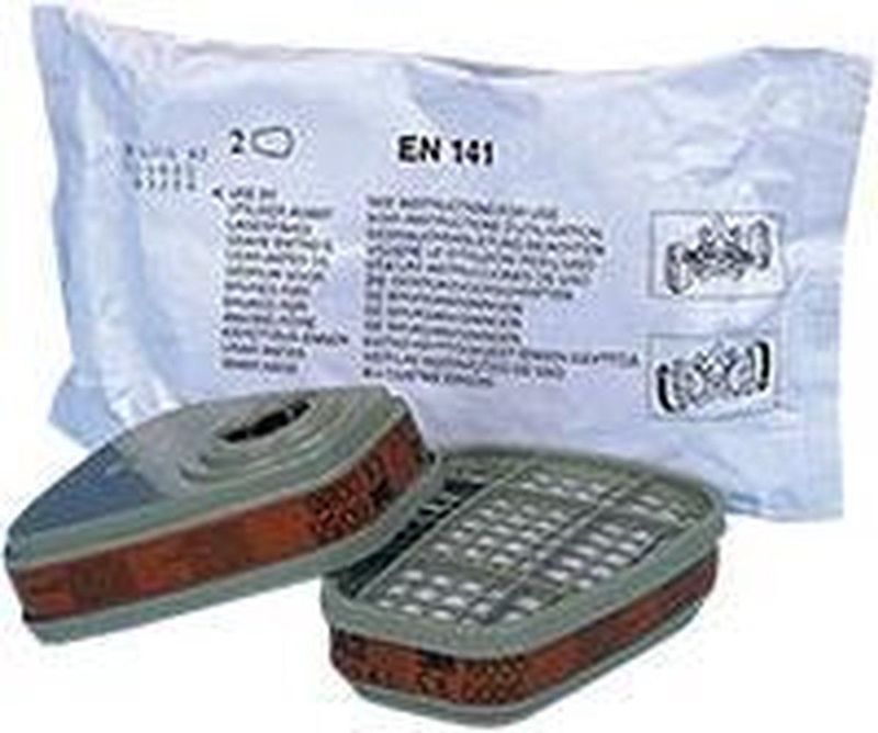 3M A2 - Organisch Dampfilter - 8 Eenheden - Voor Ademhalingsmaskers