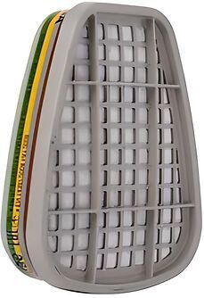 3M - Gas- en Dampfilters - 2 Stuks - Lichtgewicht - Ademend