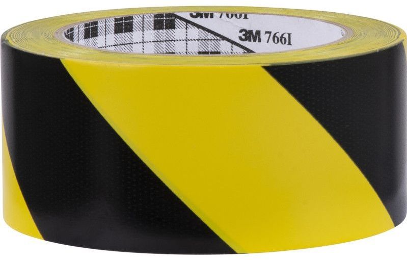 3M - Markeringstape - Zwart/geel - 50mm x 33m