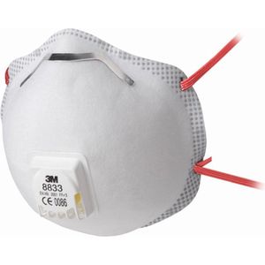 3M Stofmasker | FFP3 / V R D | met uitademventiel | 10 stuks - 7100057145 - 7100057145