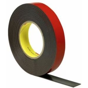 3M - PT1100 - Tape - Zwart - 1.1mm - 19mm x 20m