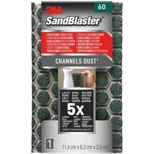 3M™ SandBlaster™ Ultra Flexible Schuurspons, 960SBE, P60, 11,4 x 6,3 x 2,5 cm,1 kaart