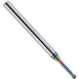 Karnasch 3062030200050120 microfrees hardmetaal met hoekradius, 15 x D snijdiepte, 2,0 mm snijdiameter, 0,5 mm hoekradius, 12 mm lengte, 4 mm