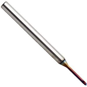 Karnasch 3062030150015120 microfrees hardmetaal met hoekradio, 15 × D snijdiepte, 1,5 mm snijdiameter, 0,15 mm hoekradius 12 mm met lengte 4 mm