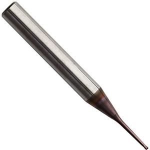 Karnasch 30626501001410 Hardmetalen microfrees met hoekradio, conische hals, 0,4°/0,9°/1,4°/1,9° <35×D, 1,0 mm, snijdiameter, 10 mm bij lengte 6 mm