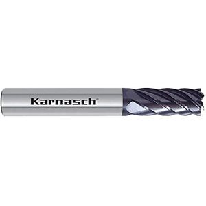 Karnasch 306456030011 hardmetalen frees, 4 x D, Rockwell cutter, progressief, 3 mm, snijdiameter, 11 mm, snijlengte, 64 mm, lengte 6 mm, schachtdiameter