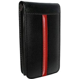 Piel Frama Magnetische beschermhoes voor iPhone 5 / 5S, leer, zwart/rood