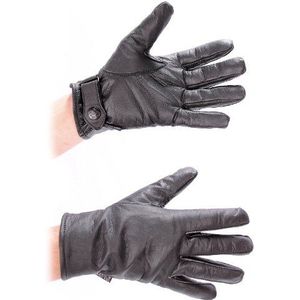 MIL-TEC BW leren handschoenen, gevoerd, zwart, XL/10