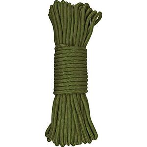 normani Stevig polypropyleen touw, belastbaar tot 250 kg, universeel inzetbaar, kleur olijf, grootte 5 mm/15 m