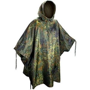 MIL-TEC - Ripstop Poncho - 100% Waterdicht - Scheurbestendig - Ultra Lichtgewicht