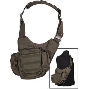 Mil-Tec Sling Bag OD groen multifunctioneel outdoor en survival bag