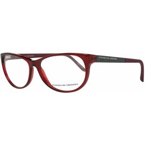Porsche Design, Accessoires, Dames, Rood, ONE Size, Rode Rechthoekige Optische Monturen voor Vrouwen