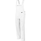 QUALITEX HIGH QUALITY WORKWEAR Latzhose classic weiß Damen: 50 Herren: 56