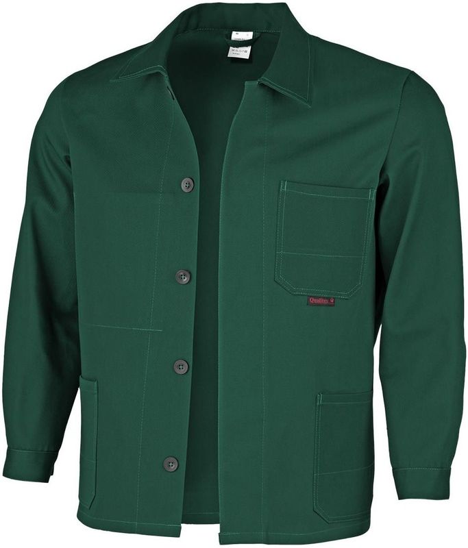 QUALITEX HIGH QUALITY WORKWEAR Langjacke favorit grün Damen: 52 Herren: 58