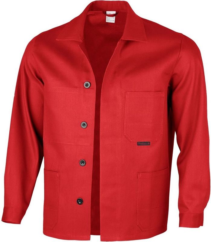 QUALITEX HIGH QUALITY WORKWEAR Langjacke classic feuerrot Damen: 38 Herren: 44