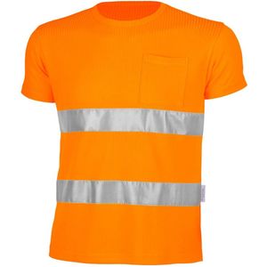 QUALITEX HIGH QUALITY WORKWEAR T-Shirt signal warnorange Damen: 52 Herren: XXL