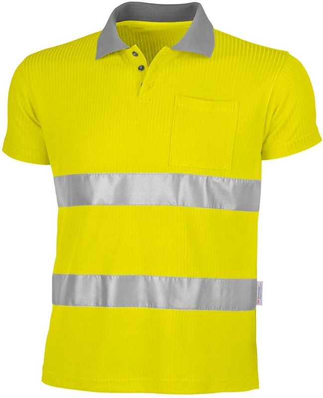QUALITEX HIGH QUALITY WORKWEAR Polo-Shirt signal warngelb Damen: 40 Herren: M