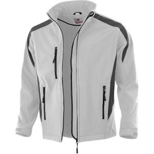 Qualitex Workwear Softshelljacke wasserabweisende Outdoor-Arbeitsjacke - atmungsaktive Übergangsjacke (1-St) mit 6 Taschen - Blickdicht - Strapazierfähig - Wärmend - Waschbar