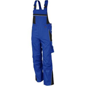 QUALITEX HIGH QUALITY WORKWEAR Latzhose PRO kornblau/schwarz Damen: 58 Herren: 64