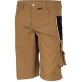QUALITEX HIGH QUALITY WORKWEAR Shorts PRO khaki/schwarz Damen: 48 Herren: 54