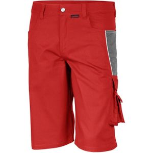 QUALITEX HIGH QUALITY WORKWEAR Shorts PRO rot/grau Damen: 54 Herren: 60