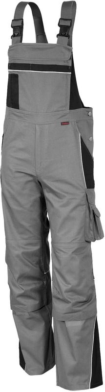 QUALITEX HIGH QUALITY WORKWEAR Latzhose PRO grau/schwarz Herren: 102