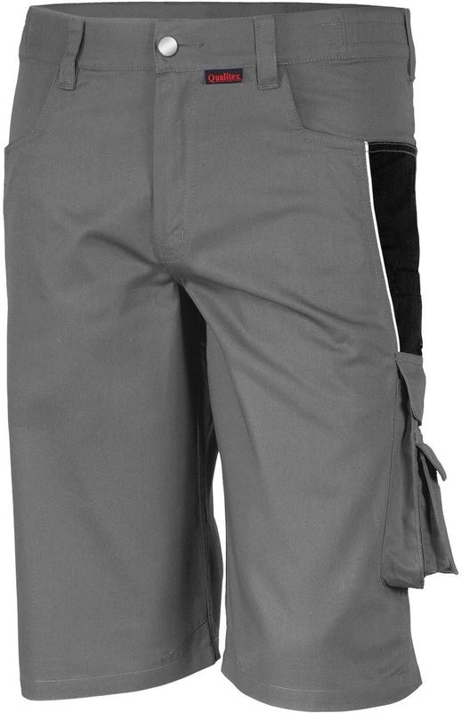 QUALITEX HIGH QUALITY WORKWEAR Shorts PRO grau/schwarz Damen: 50 Herren: 56