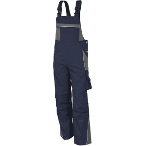 QUALITEX HIGH QUALITY WORKWEAR Latzhose PRO marine/grau Damen: 66 Herren: 72