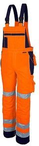 QUALITEX HIGH QUALITY WORKWEAR Latzhose PRO WS warnorange/marine Herren: 28