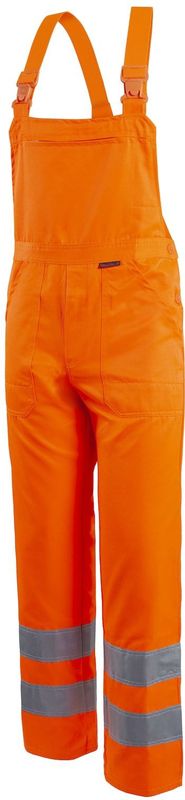 QUALITEX HIGH QUALITY WORKWEAR Latzhose WQ warnorange Damen: 60 Herren: 66