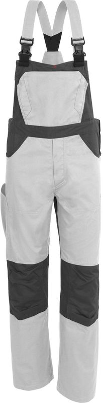 QUALITEX HIGH QUALITY WORKWEAR Latzhose X-Serie weiß/grau Herren: 106