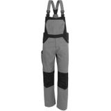 QUALITEX HIGH QUALITY WORKWEAR Latzhose X-Serie grau/schwarz Damen: 46 Herren: 52