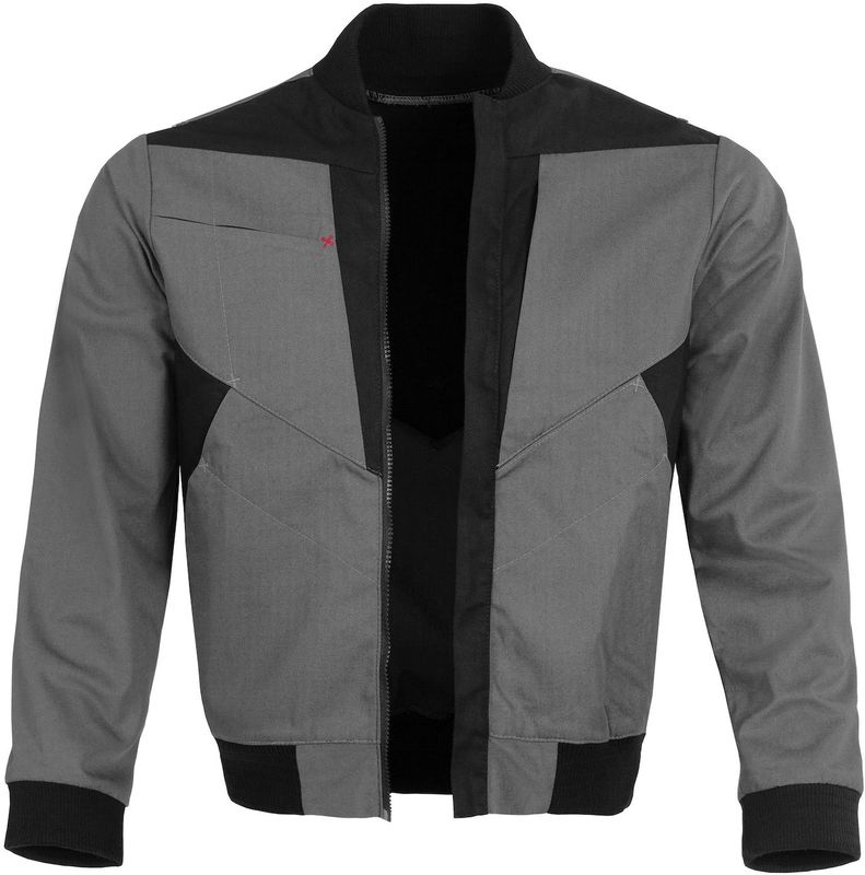 QUALITEX HIGH QUALITY WORKWEAR Blousonjacke X-Serie grau/schwarz Damen: 60 Herren: 4XL