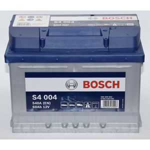 Bosch S4004 - Auto Accu - 60A/h - 540A - Ondersteunt Geen Start-StopSysteem