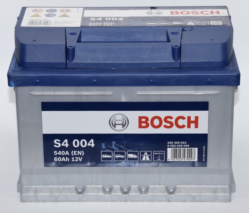 Bosch S4004 - Auto Accu - 60A/h - 540A - Ondersteunt Geen Start-StopSysteem