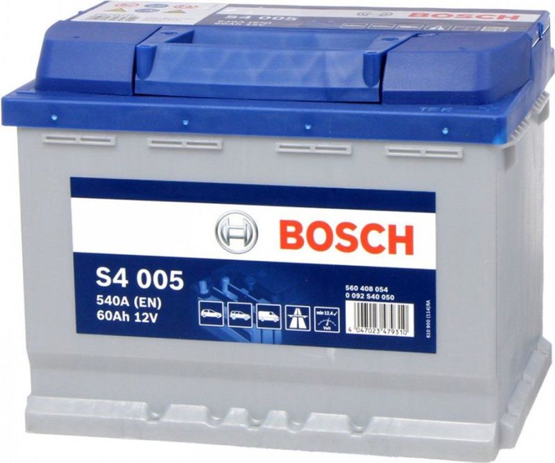 Bosch S4005 - Auto Accu - 60A/h - 540A - Voor Voertuigen Zonder Start-StopSysteem