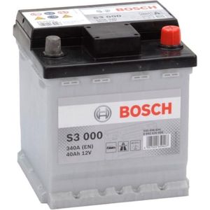 Bosch - Black Accu - Onderhoudsvrije Batterij - Voor Auto's Voor 2000 - Recyclebaar
