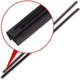 BOSCH Ruitenwisserrubber - Geschikt voor RENAULT, FIAT, SEAT - Lengte 450 mm