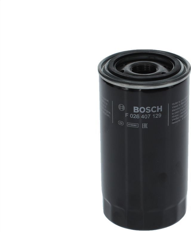 BOSCH Oliefilter KAMAZ,DAF,IRISBUS F 026 407 129 2992242,15208LA40A,5021192695 1706238,DP010205,504033399,504074043,1399494,4897898