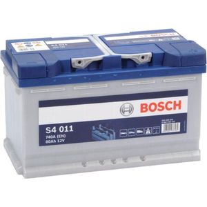 Bosch - S4011 - Auto Accu - 80Ah - 740A - Voor Voertuigen Zonder Start-Stopsysteem