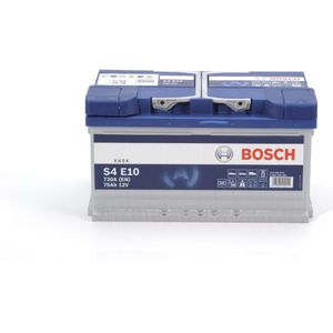 Bosch Blue Auto Accu S4e10 - 75ah - 730a  - Aangepast Voor Voertuigen Met Start-Stopsysteem Chevrolet, Dodge, Ford, Ford Usa, Jaguar, Jeep, Lancia, Mazda, Opel, Saab, Volvo Bosch S4e10