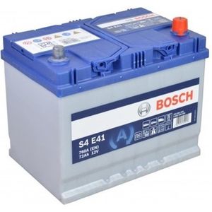 Bosch Blue Auto Accu S4e41 - 72ah - 760a - Aangepast Voor Voertuigen Met Start-Stopsysteem Honda, Hyundai, Infiniti, Kia, Lexus, Mazda, Nissan, Ssangyong, Subaru, Suzuki, Toyota Bosch S4e41