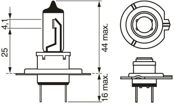 Dimlichten - H7 - 12 Volt - 55 Watt