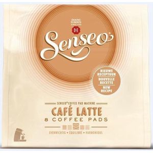 Senseo koffiepads Jacobs-Douwe Egberts LT Café Latte, 8 pcs.