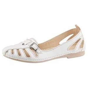 Instappers - Wit - Gladleer - Breed