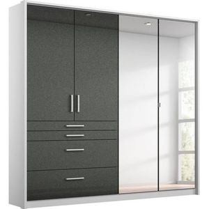 rauch Draaideurkast Kledingkast kast garderobe garderobekast topseller HOMBURG inclusief passe-partout, bovenste lade met indeling made in germany
